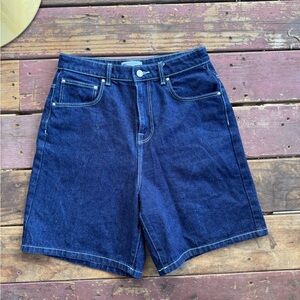 ASOS DESIGN Dark Indigo Denim Shorts
